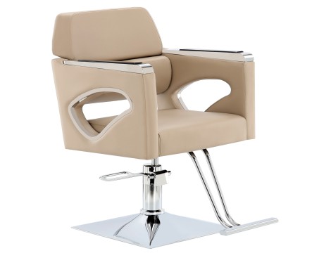 Καρέκλα κομμωτηρίου Bianka υδραυλική περιστρεφόμενη καρέκλα για κομμωτήριο χρωμιωμένο ποδαρικό καρέκλα κομμωτή - 2