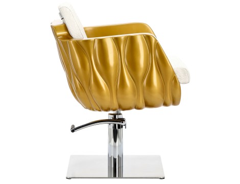 Καρέκλα κομμωτηρίου Amir υδραυλική περιστρεφόμενη καρέκλα για κομμωτήριο χρωμιωμένο ποδαρικό καρέκλα κομμωτή - 3