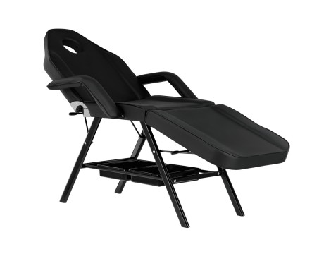 Κλασική καλλυντική  καρέκλα σπα μαύρη - 7