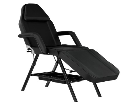Κλασική καλλυντική  καρέκλα σπα μαύρη - 2