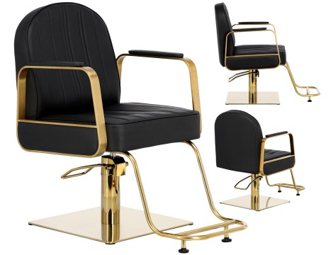Καρέκλα κομμωτηρίου Drake υδραυλική περιστρεφόμενη καρέκλα για κομμωτήριο χρωμιωμένο ποδαρικό καρέκλα κομμωτή