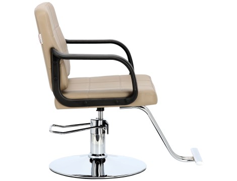 Καρέκλα κομμωτηρίου Luke υδραυλική περιστρεφόμενη καρέκλα για κομμωτήριο χρωμιωμένο ποδαρικό καρέκλα κομμωτή - 3
